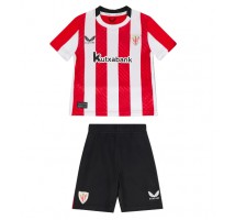 Athletic Bilbao Koszulka Podstawowa dzieci 2024-25 Krótki Rękaw (+ krótkie spodenki)